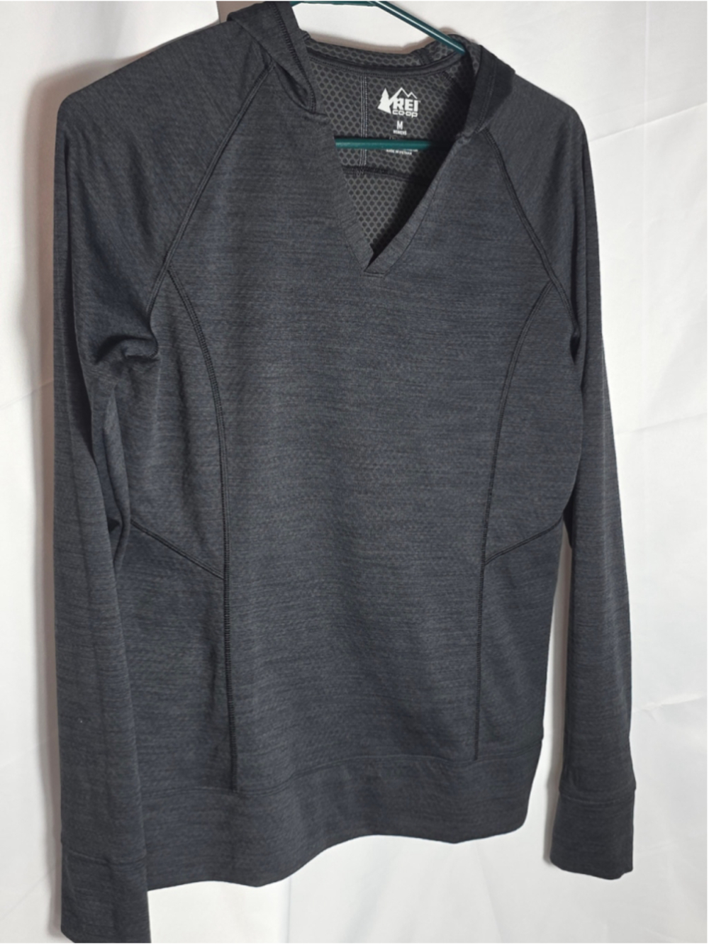 Women's REI Co-op Hoodie Sweatshirt Size M Grey athleisure athletic casual